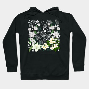 White Blossoms Courage_Green Jade Hoodie